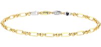 Bracelet Zancan Man in Gold Diamante 0.04 Ct UB004GB - UB004GB